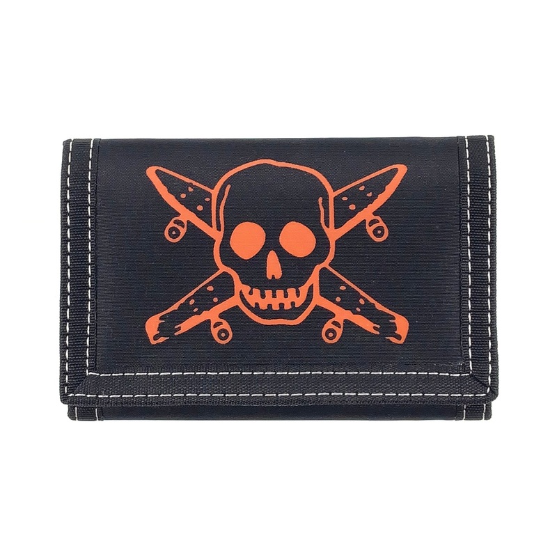 Fourstar Street Pirate Velcro Wallet – Black