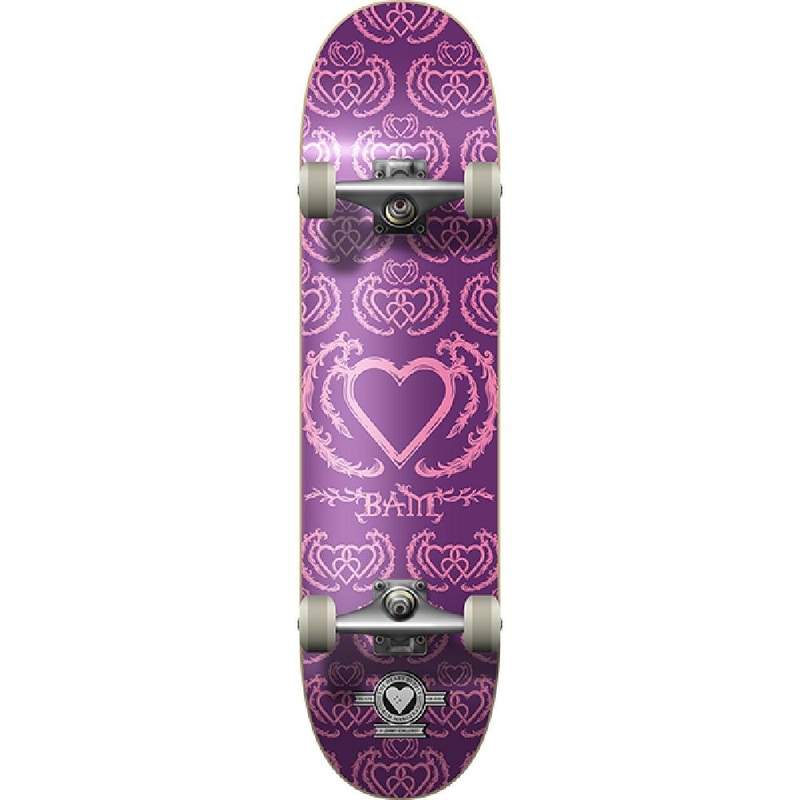 Heart Supply Bam United Purple/Pink 7.75″ Skateboard Complete