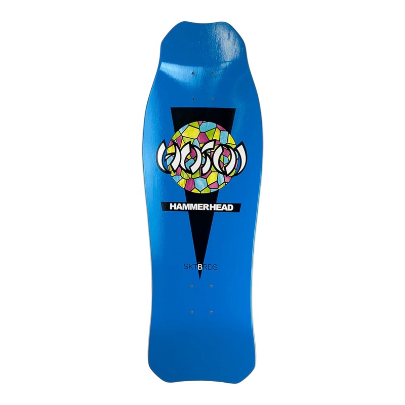 Hosoi Skateboards Stained Glass Hammerhead Double Kick Deck- 10.25″x31″ 10.25