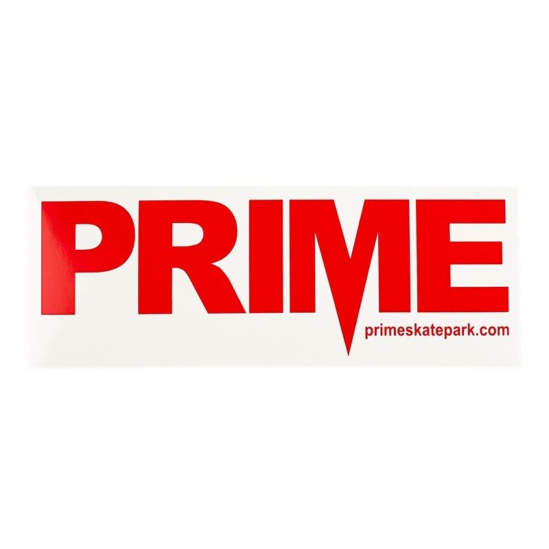 Prime Delux OG SP Sticker XXL – Red / White
