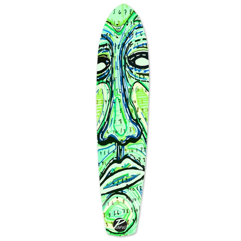 Punked Slimkick Longboard Deck – Countdown Deck
