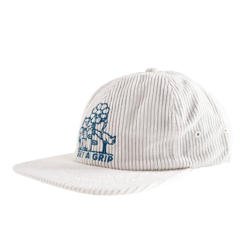 RIPNDIP – Get a Grip Cord 6 Panel Cap – White