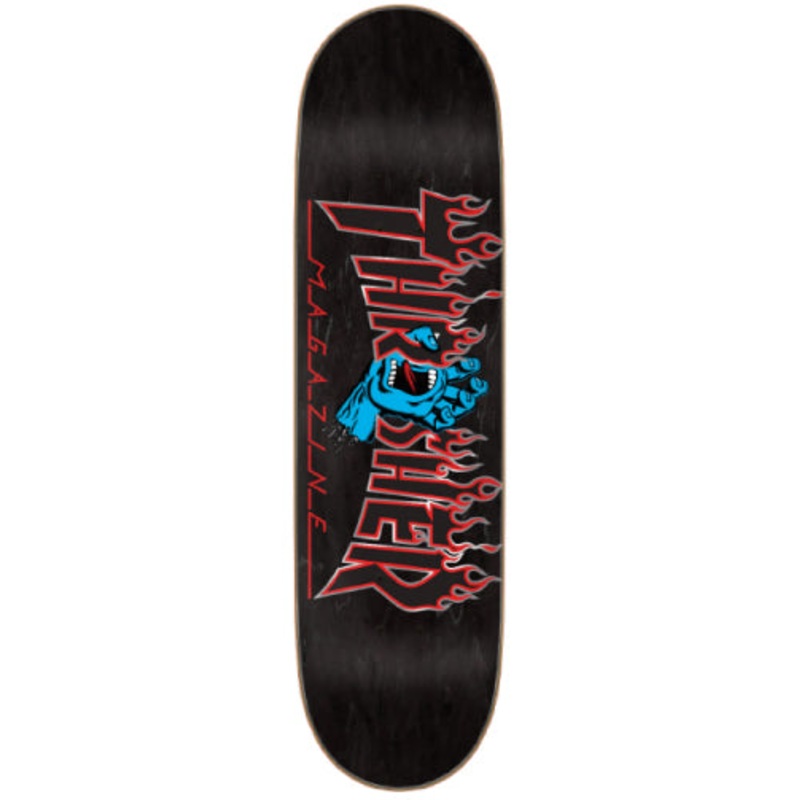 Santa Cruz X Thrasher Screaming Flame Logo Skateboard Deck 8.5″ 8.5″