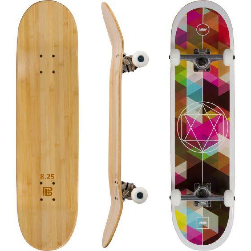 Bamboo Geometricity Graphic Skateboard Deck 7.75″