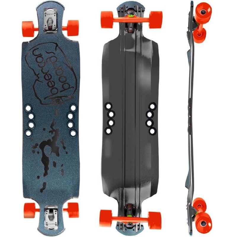 Beercan Black 42″ Oat Soda Drop Through Longboard Complete