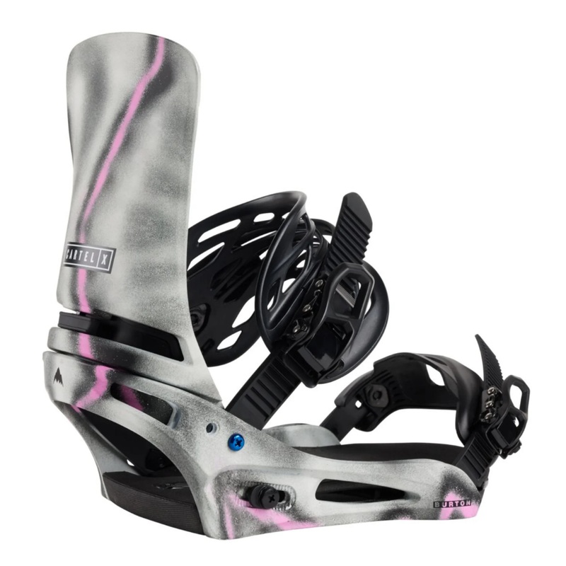Burton Men’s Cartel X Bindings Gray/Pink MD