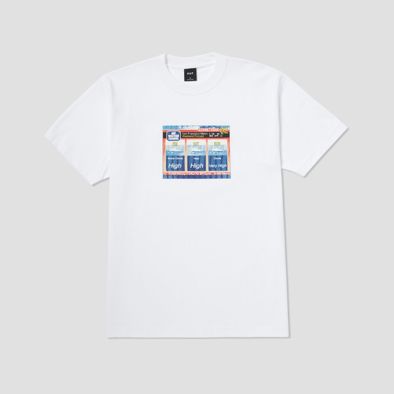 Huf Forecast T-Shirt White Small