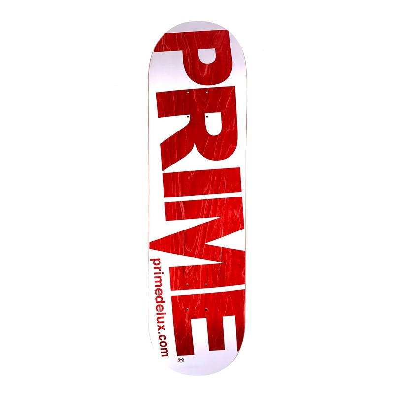 Prime Delux – 8.5″ – O.G Invert Deck – White / Red