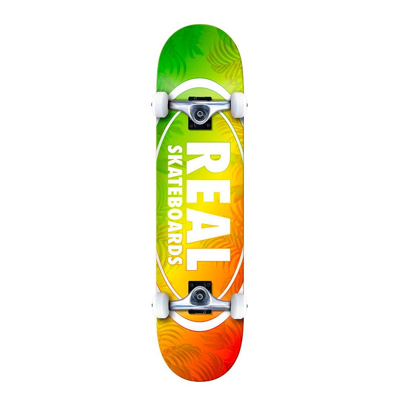 Real Skateboards 7.75″ Mid Island Ovals Complete Skateboard – Multi