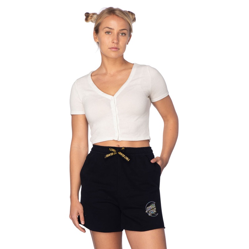 Santa Cruz Holo Moon Dot Women’s Shorts – Black X-Small Black