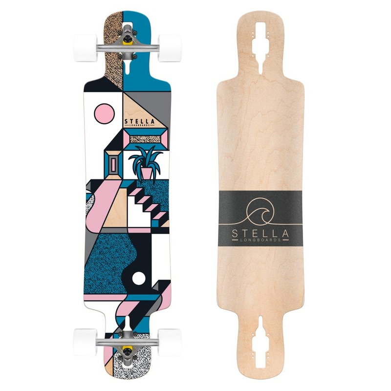 Stella Cliffs 40 Drop Through Longboard Complete