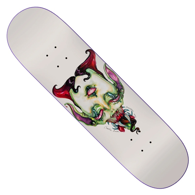There Chandler Burton Blake Armstrong Deck Dipped Purple 8.5 x 32.18 WB:14.38