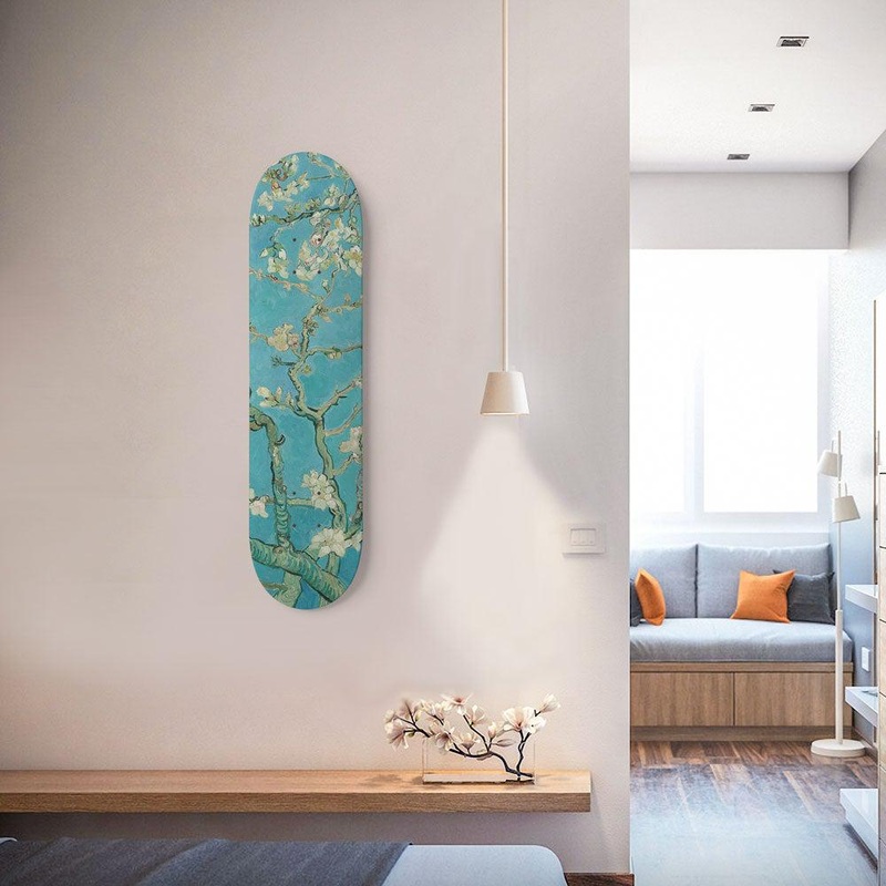 van Gogh Almond Blossom Skateboard Wall Art With mounts