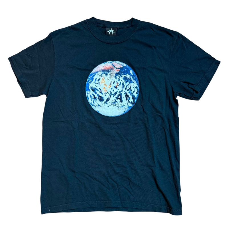 World Tee Black Late Nite Stars Screenprinted MD