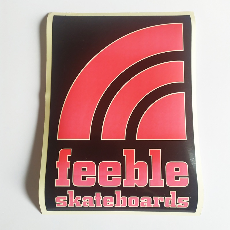 Feeble Skateboards Skate Sticker – large