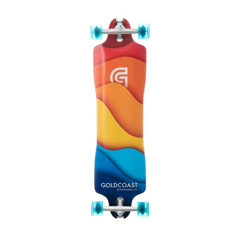GoldCoast Cut 36″ Drop Through Longboard Complete