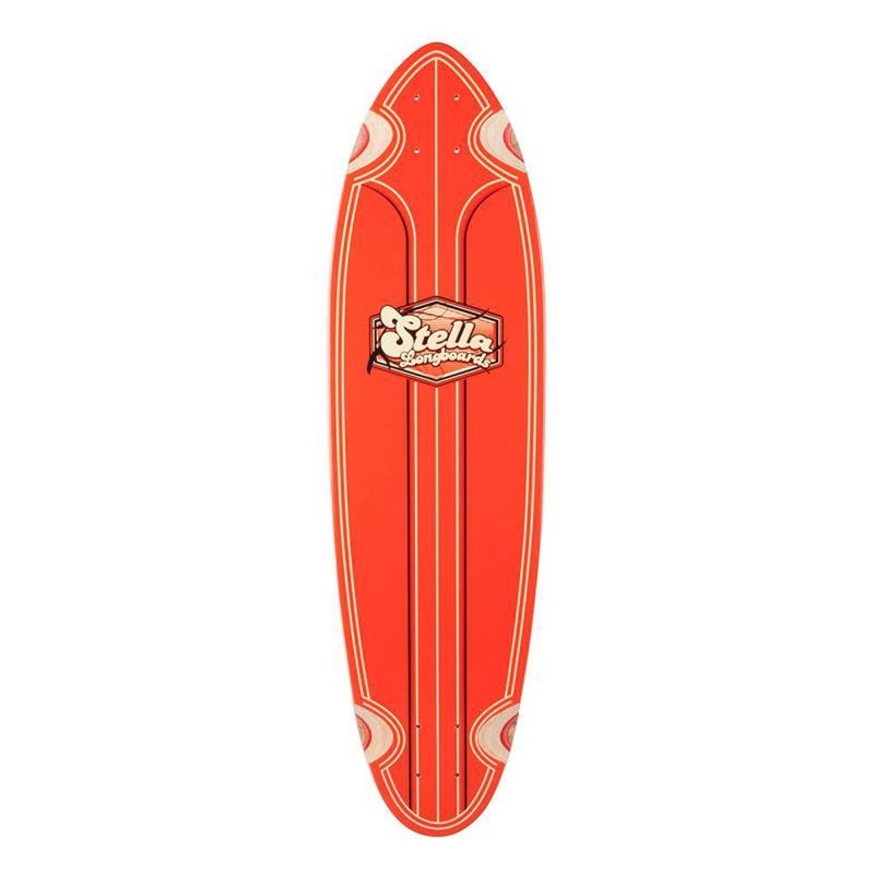 Longboard Cruiser – Orange Grip Top Duke 33″ – Stella – Deck