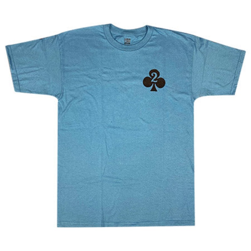 Lowcard Magazine Snake Card T Shirt Blue Extra Large