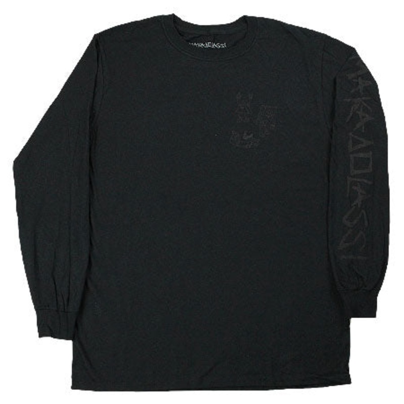 Maka Lassi Black Triangle Square Long Sleeve T Shirt Black Extra Large