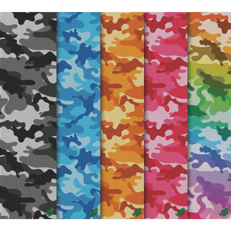 Mob Camo 2 Skateboard Grip Tape 9 x 33 All 5 colors