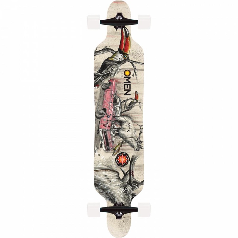 Omen Elk Amino 41.5″ Drop Through Longboard Complete
