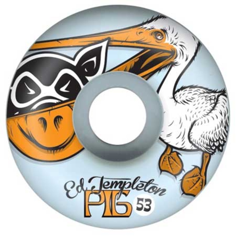 Pig Ed Templeton Pelican Wheels Light Blue 53mm