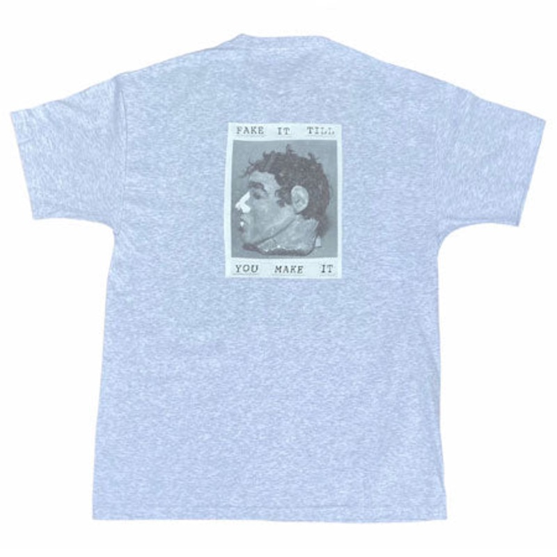 Poets Frank Morris T Shirt Heather Grey Small