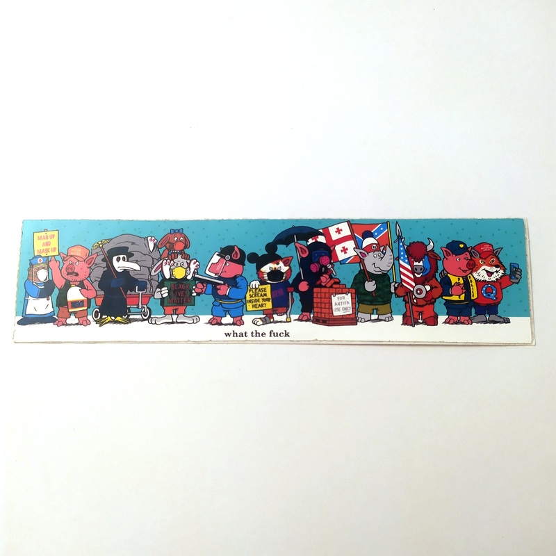 StrangeLove “WTF” Skateboard Sticker