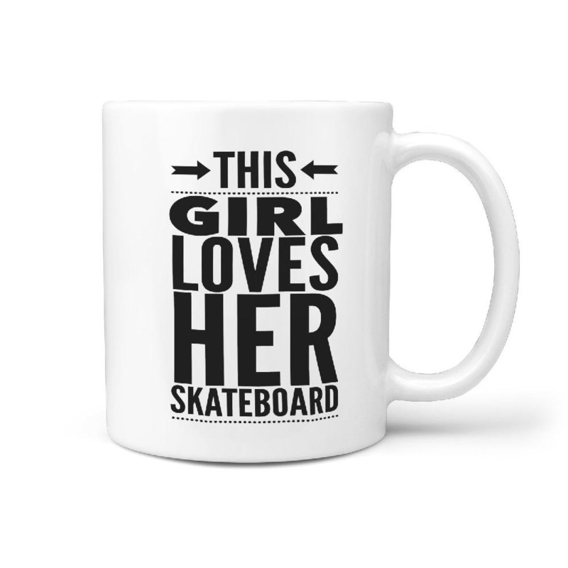 This Girl Loves her Skateboard Mug