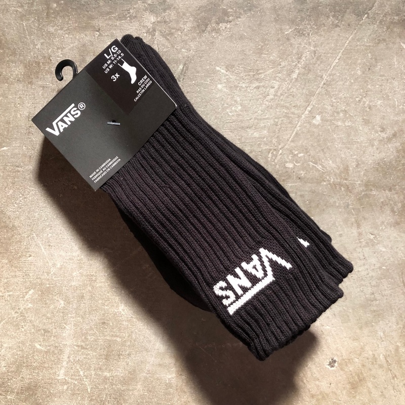 Vans – Classic Crew Sock 3-Pack – Black