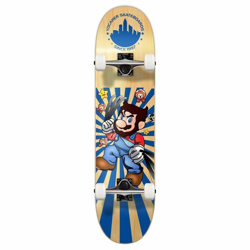 Yocaher Graphic Complete 7.75″ Skateboard – Retro Series – Snikt Complete