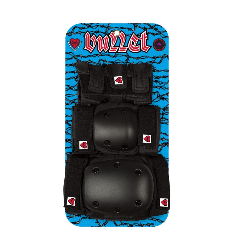 Adult Skateboard Pad Set Black No Size