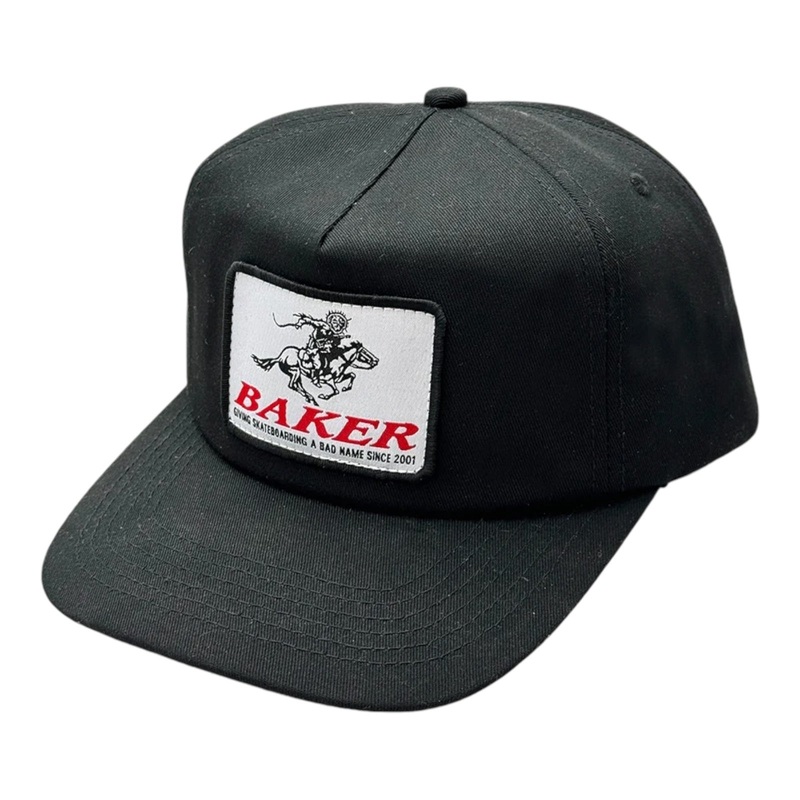 Baker Skateboards Hat Stallion Snapback Black OS
