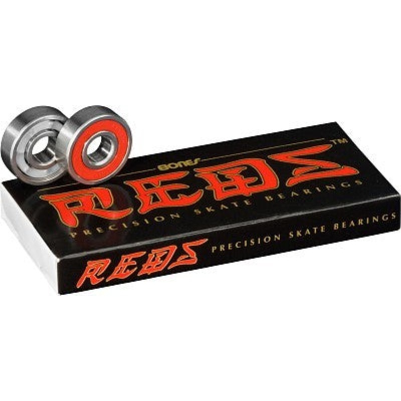 BONES REDS Skateboard Bearings – 8 Pack Set