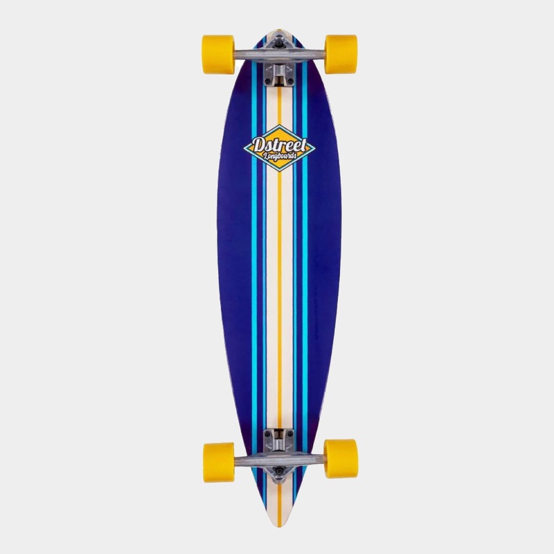 D Street Pintail Ocean Longboard 35″ – Blue