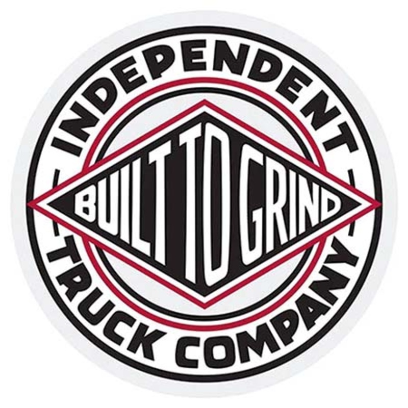 Independent BTG Summit Sticker White/ Black/ Red 3″