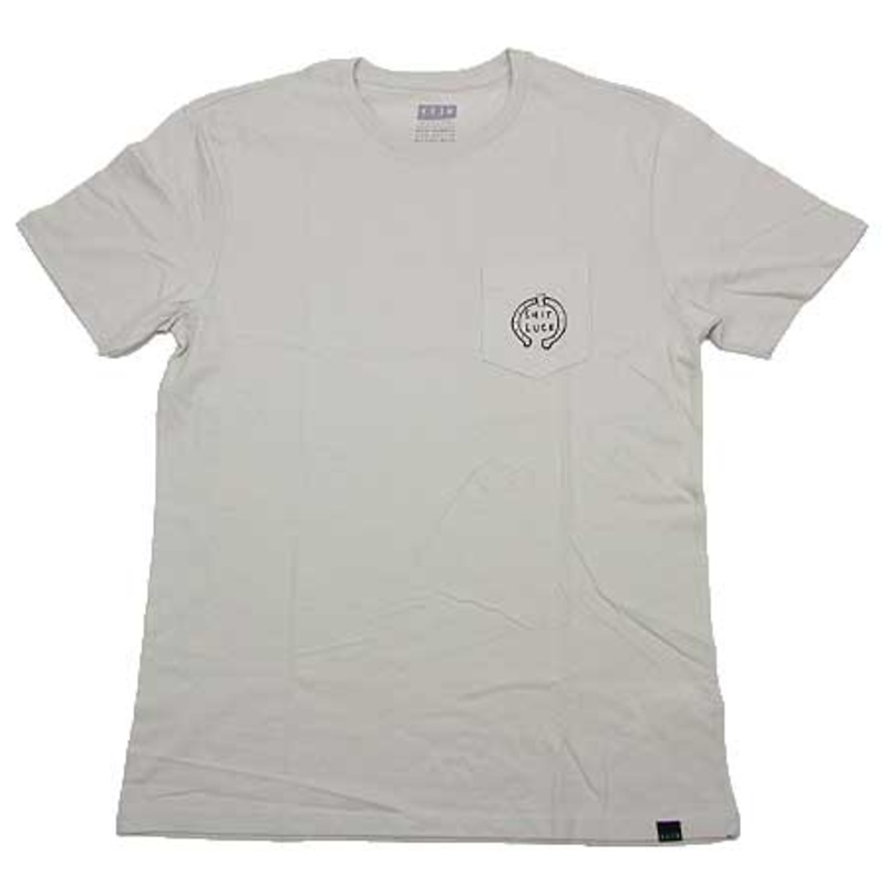 KR3W (Krew) Shit Luck Pocket T Shirt Eggshell/ Black Large
