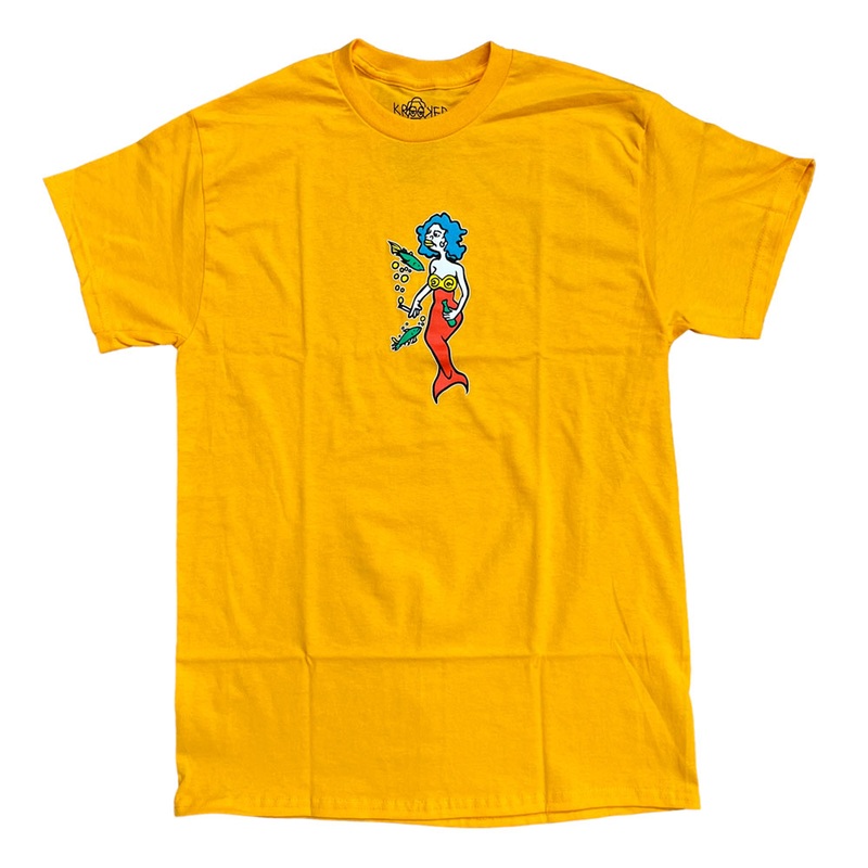 Krooked Tee Mermaid Gold Multi Color MD