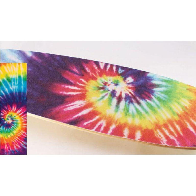 Longboard Skateboard Tie-Dye 42″ x 10″ Griptape Sheet