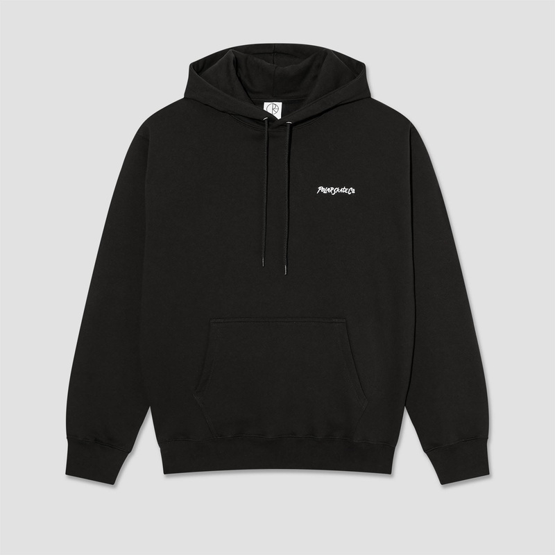 Polar Surf Logo Dave Hoodie Black X-Small