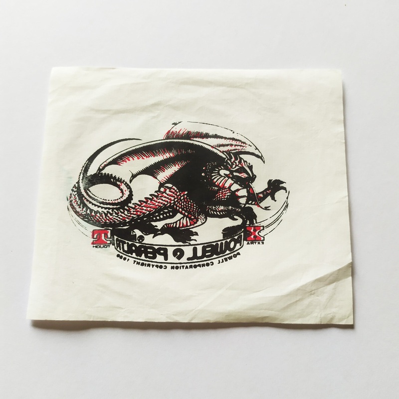 Powell Peralta Temporary Tattoo – from the 80s!!