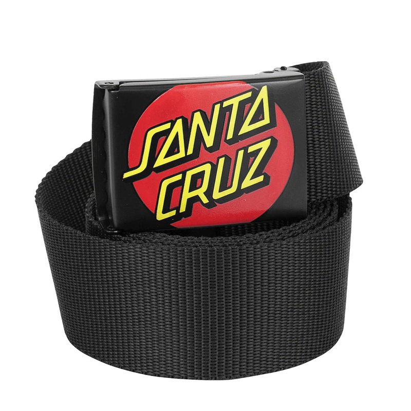 Santa Cruz Classic Dot Web Belt Black OS OS