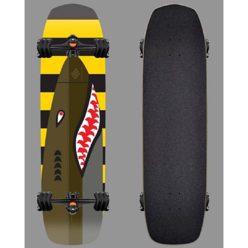 Shiver Bomber Cruiser Longboard with Shark Wheels