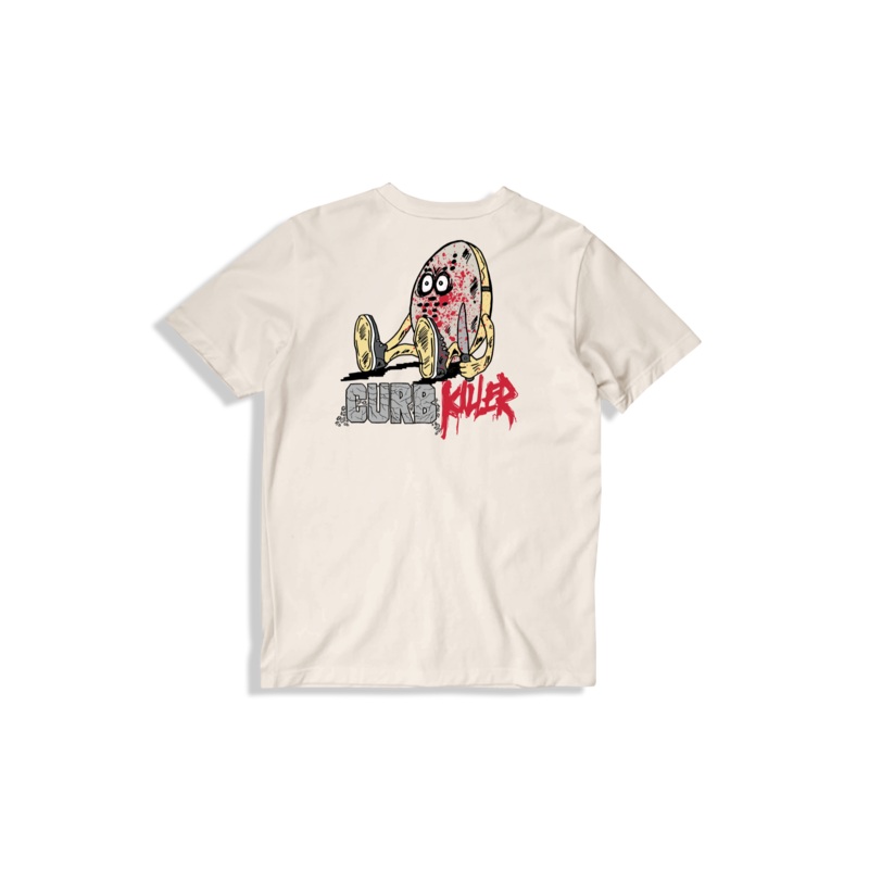 SLAPPY CURB KILLER T-SHIRT S Natural