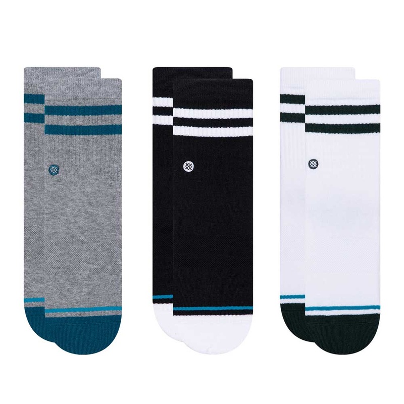 Stance Kids’ Classic Crew Socks – 3 Pack Small Multi