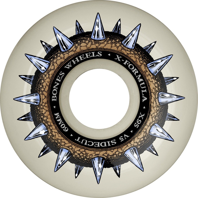 X-Formula 95a Street Cleats V5 Sidecut Wheels (60mm) 95A 60 MM