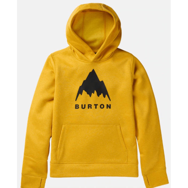 Burton Kids Oak Pull Over Hoodie 2025 X-Small Goldenrod Heather