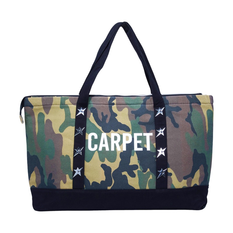 Carpet Heavy Canvas Tote Black/Camo