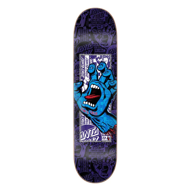 Flier Collage Hand 7 Ply Birch Skateboard Deck 7.75in x 31.4in Santa Cruz
