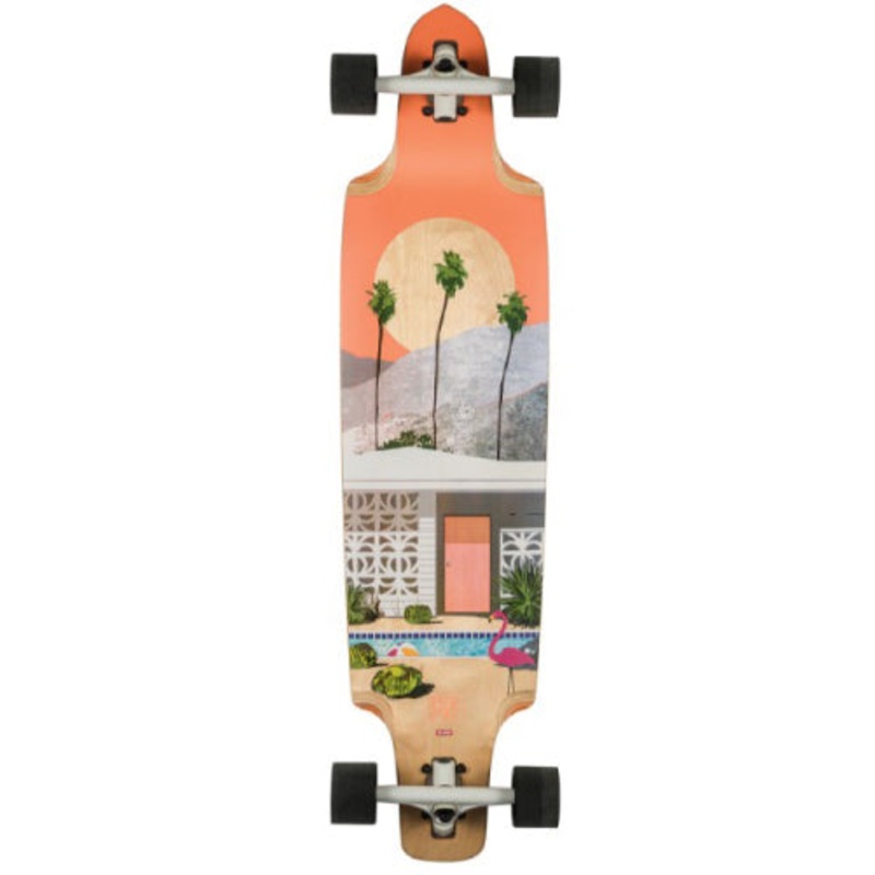 Globe Spearpoint Motel Directional Cut Away Longboard Complete 40″ 40″